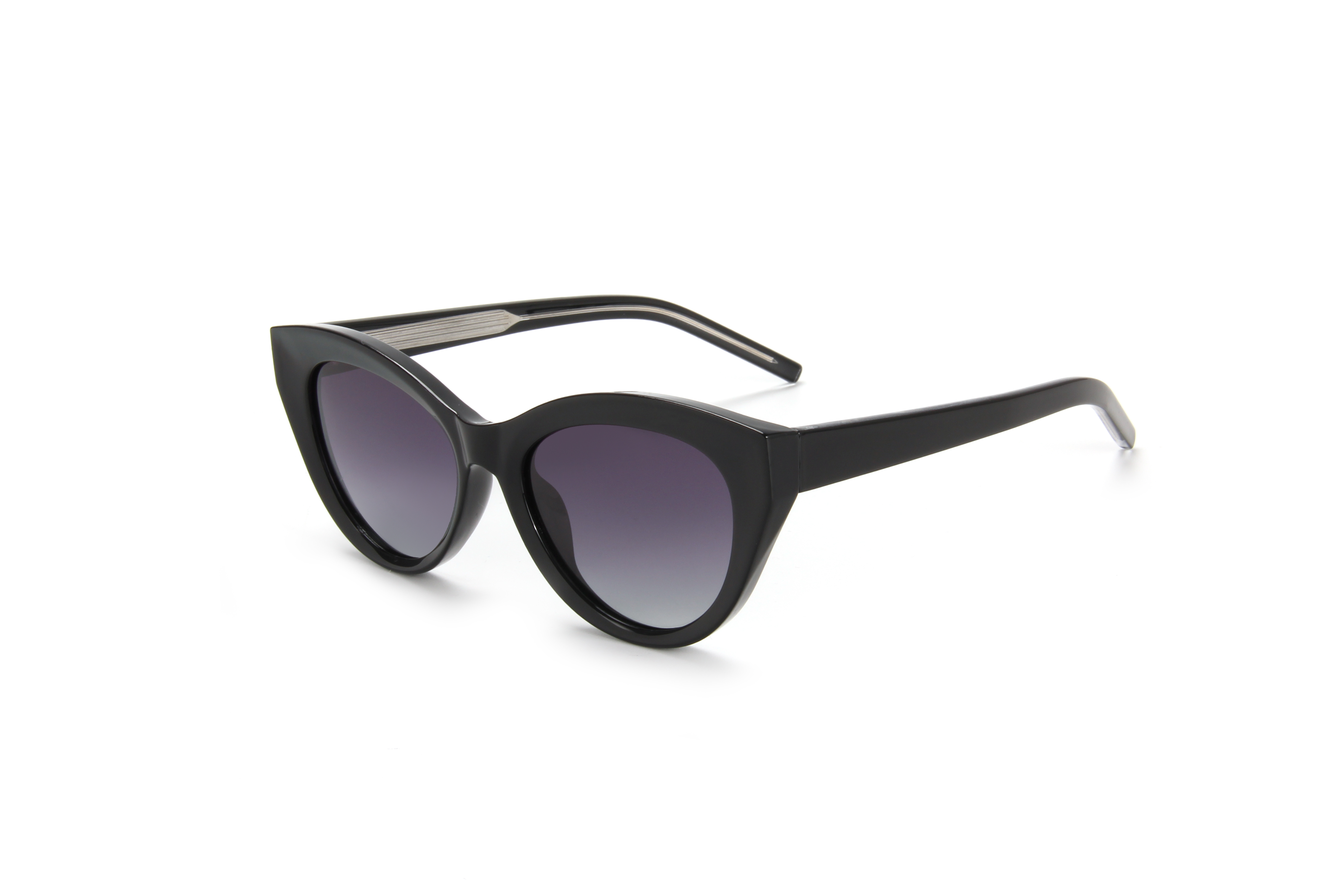 RIANOVA cat's eye polarized sunglasses Women's mirror leg pin sunglasses 8019
