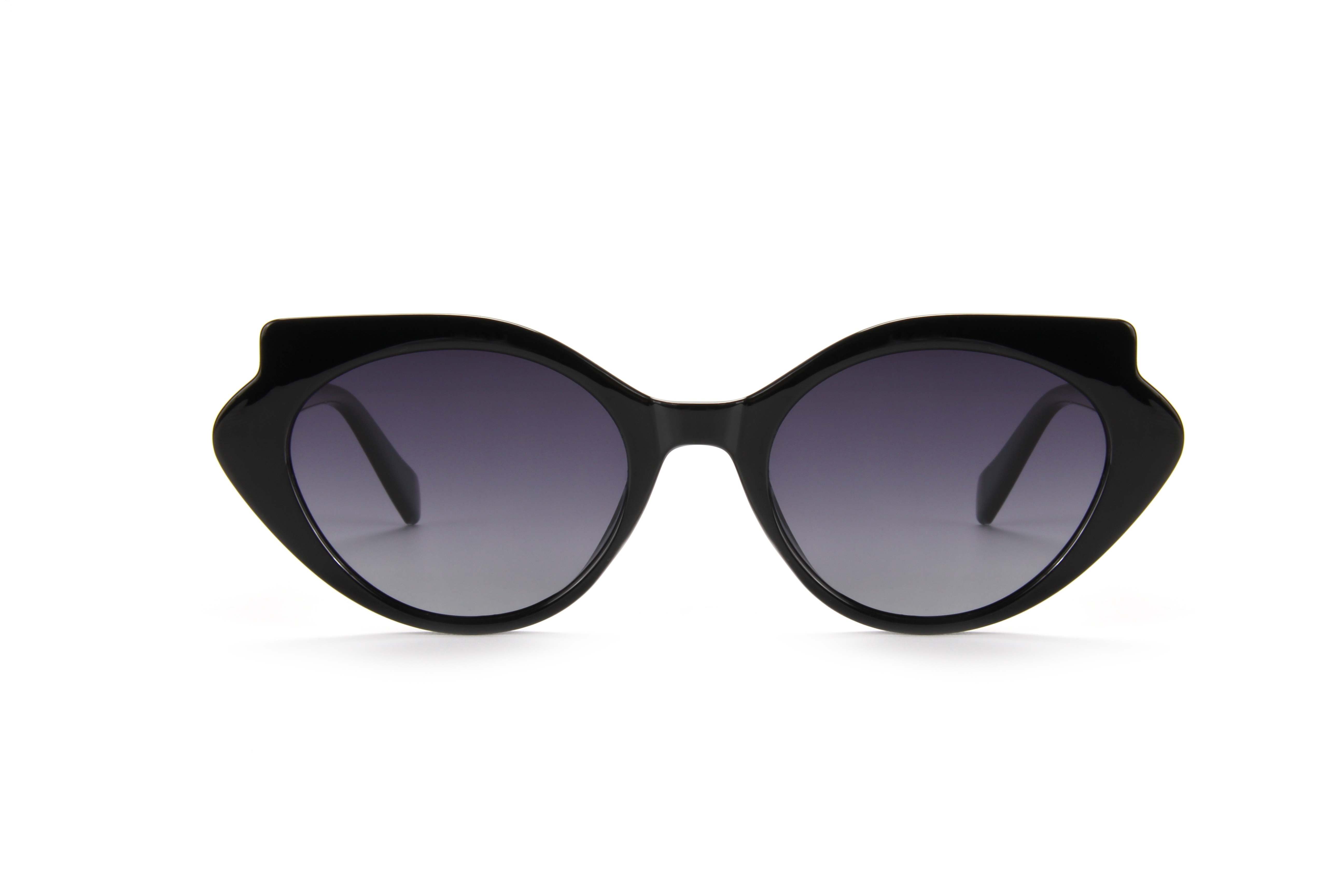 LEKE Polarized sunglasses Oval frame solid color simple sunglasses 19025