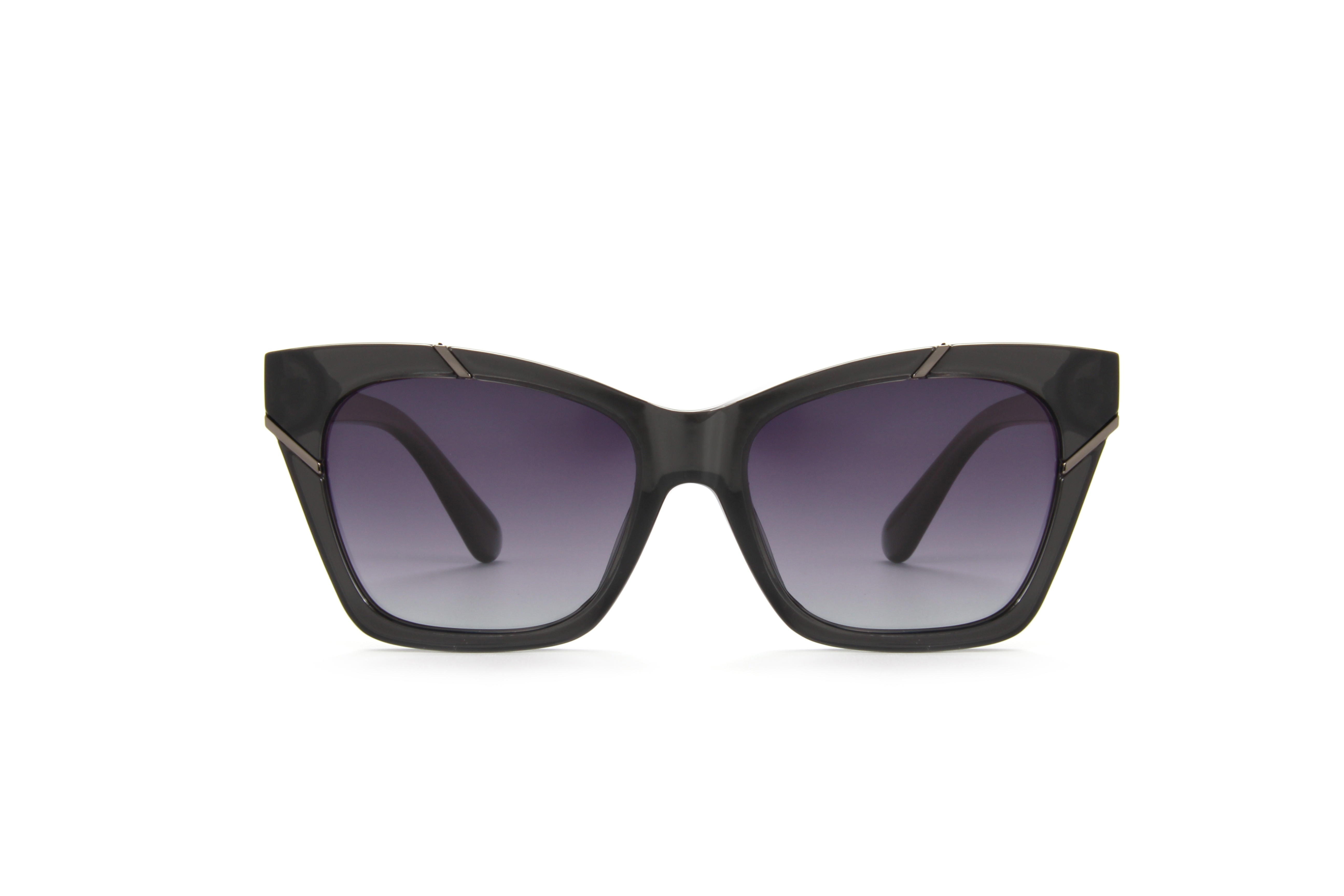 LEKE Polarized sunglasses Square frame solid color simple sunglasses 18617