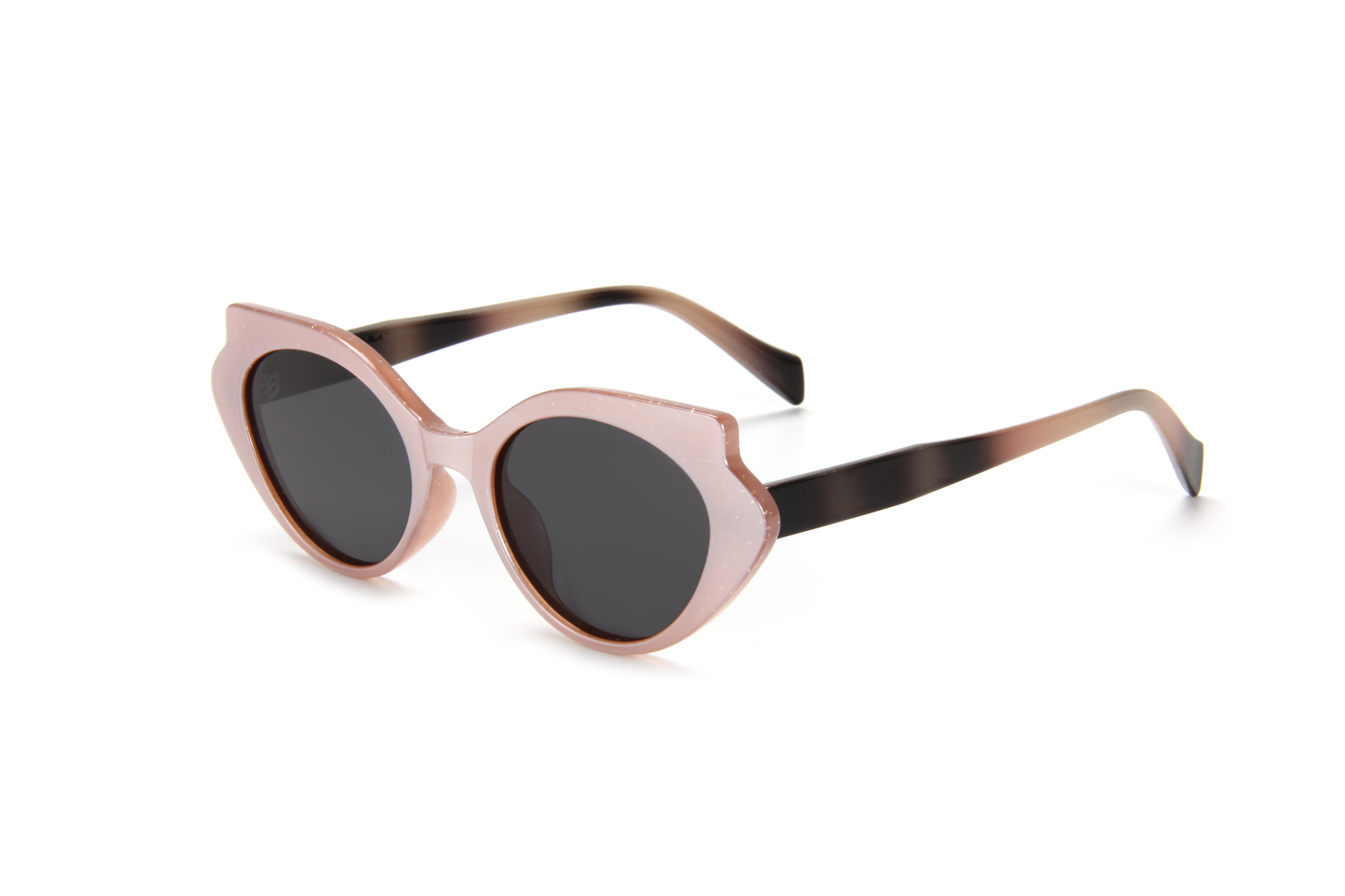 LEKE Polarized sunglasses Oval frame solid color simple sunglasses 19025