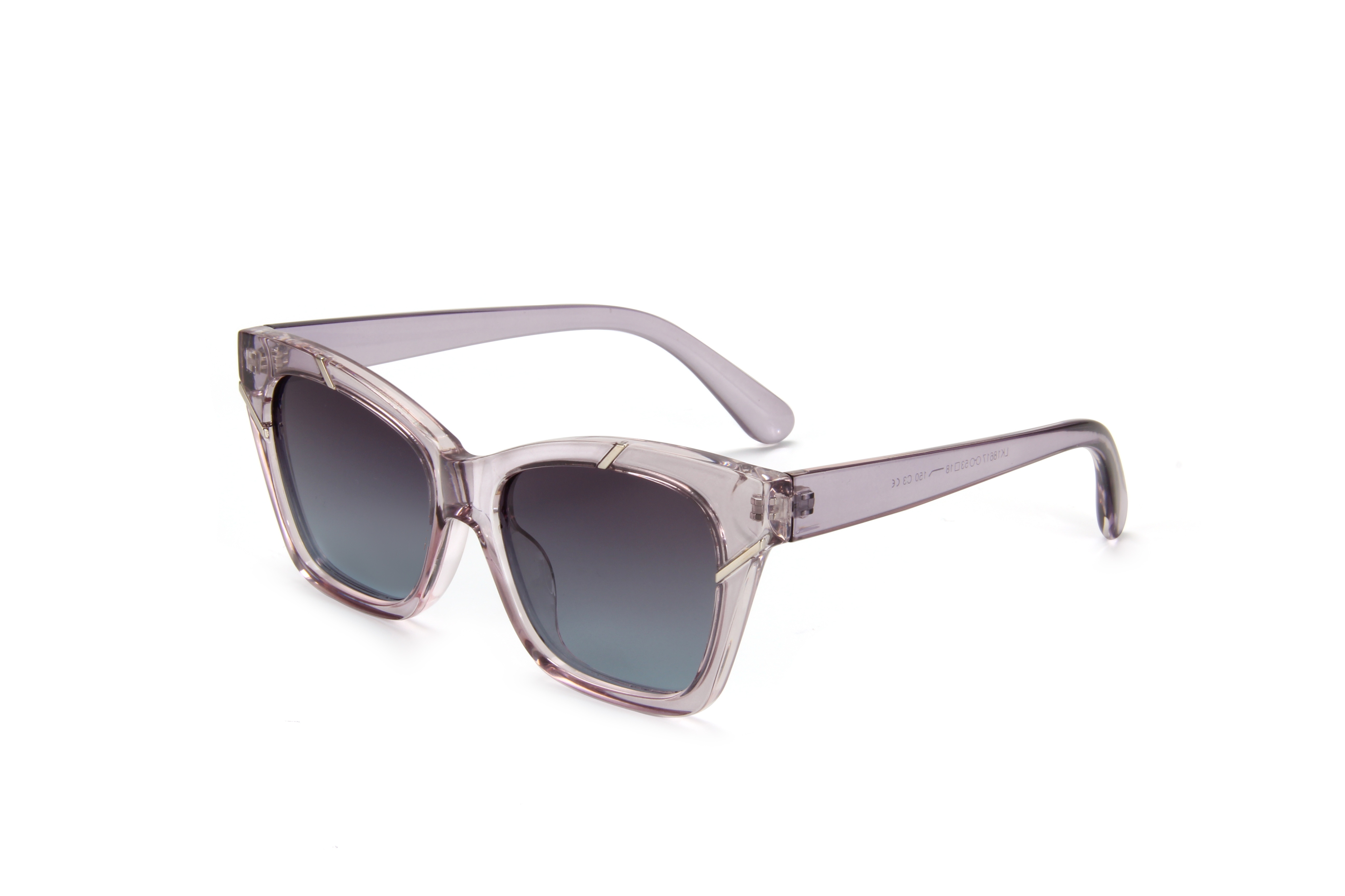 LEKE Polarized sunglasses Square frame solid color simple sunglasses 18617