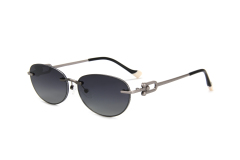 RIANOVA PC polarized sunglasses Elliptical lens inlaid with glitter sunglasses 6042