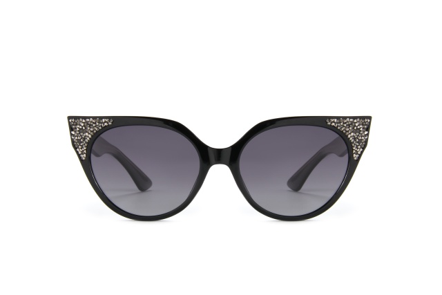 RIANOVA cat eye polarized sunglasses Tile Shimmering Mirror Leg Pin 7012