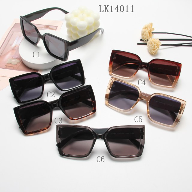 LEKE UV Protective square frame Polarized Sunglasses 14011