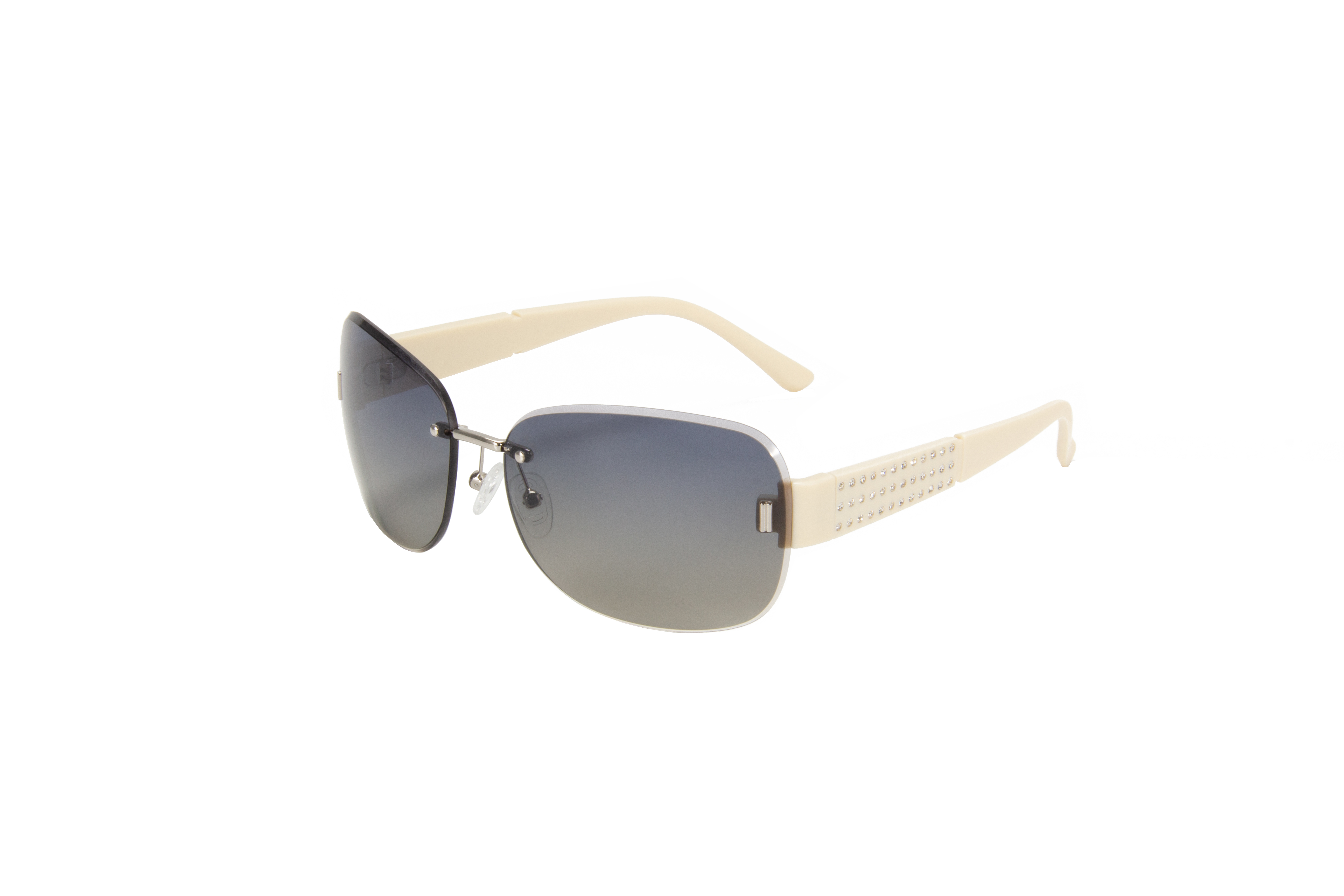RIANOVA Curved lenses polarized sunglasses Borderless sunglasses 6048