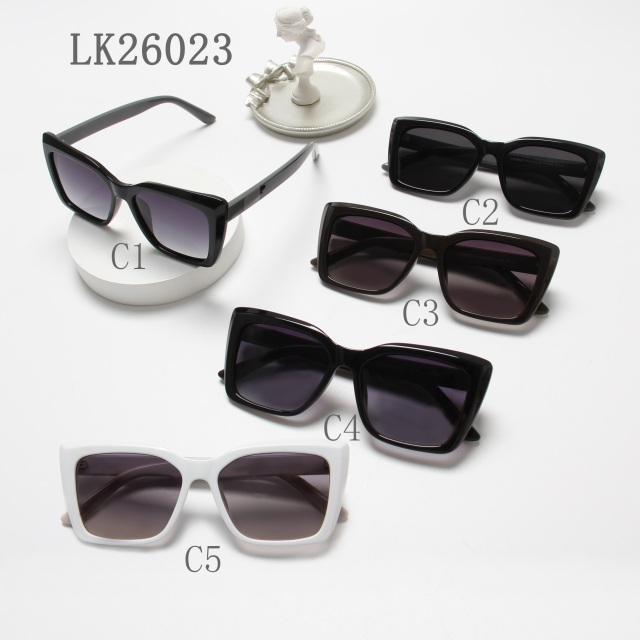 LEKE UV Protective Polarized Sunglasses fashion square frame Sunglasses 26023