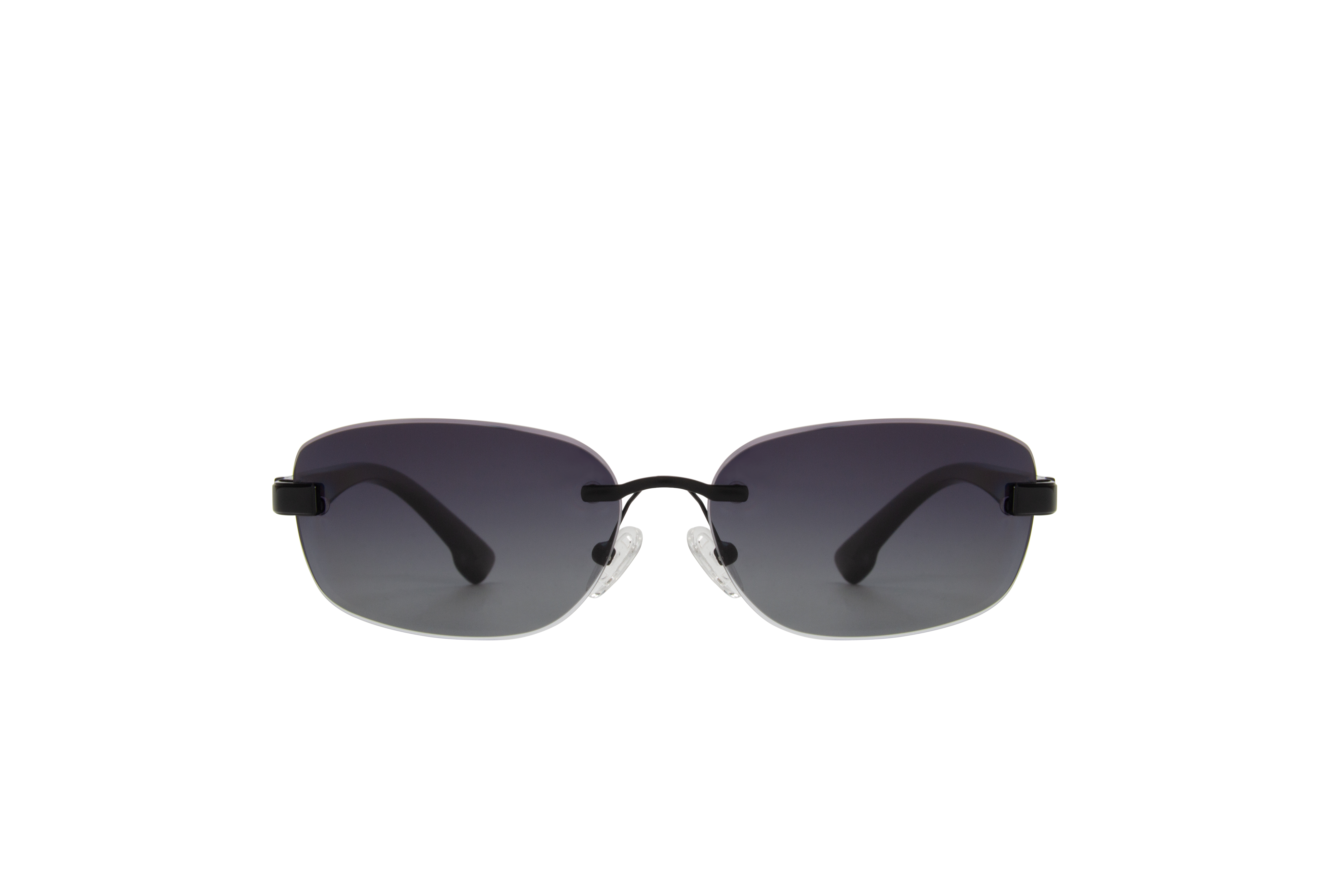 RIANOVA Curved lenses nylon polarized Borderless sunglasses Fashion Accessories  6049