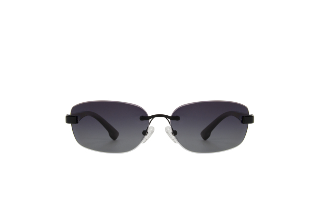 RIANOVA Curved lenses nylon polarized Borderless sunglasses Fashion Accessories  6049