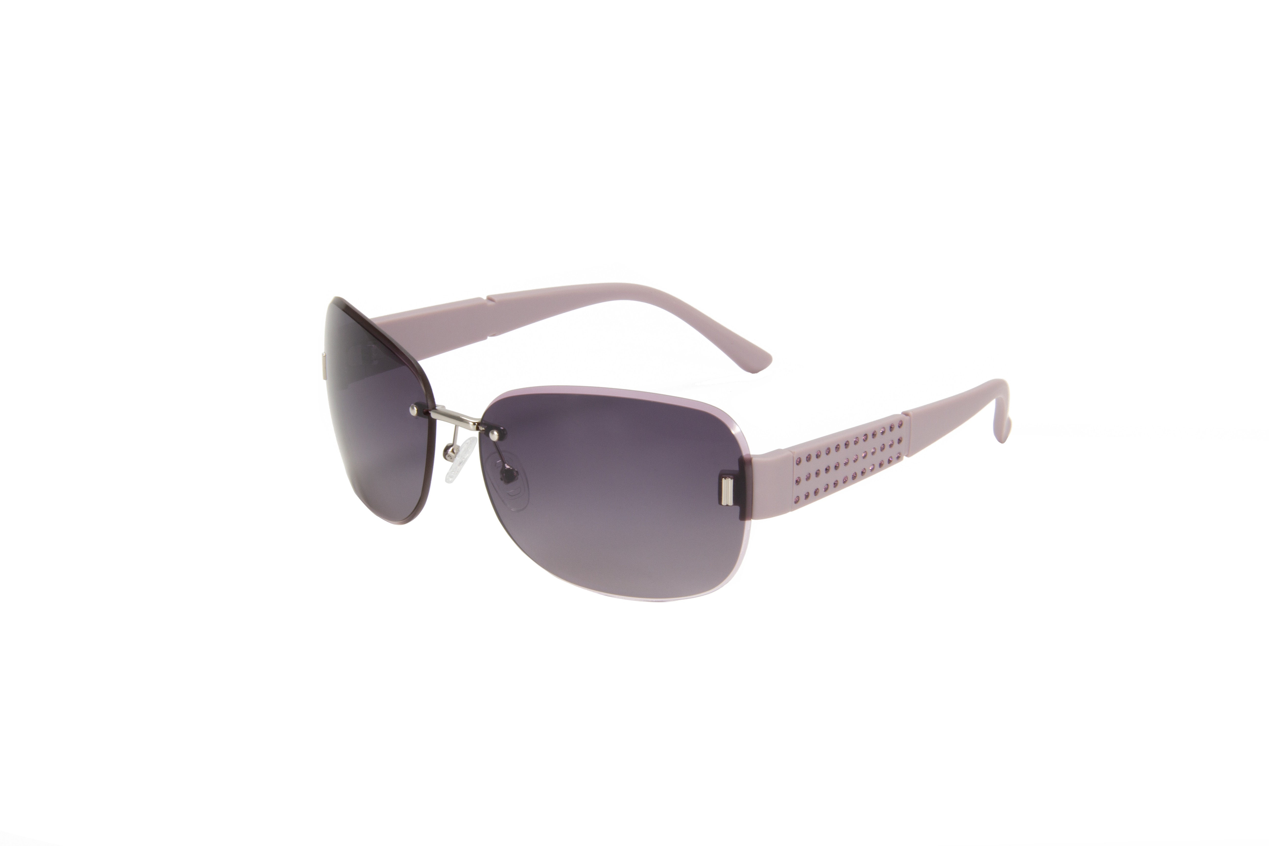 RIANOVA Curved lenses polarized sunglasses Borderless sunglasses 6048