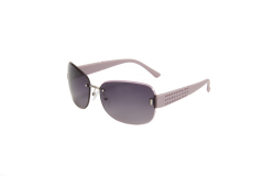 RIANOVA Curved lenses polarized sunglasses Borderless sunglasses 6048