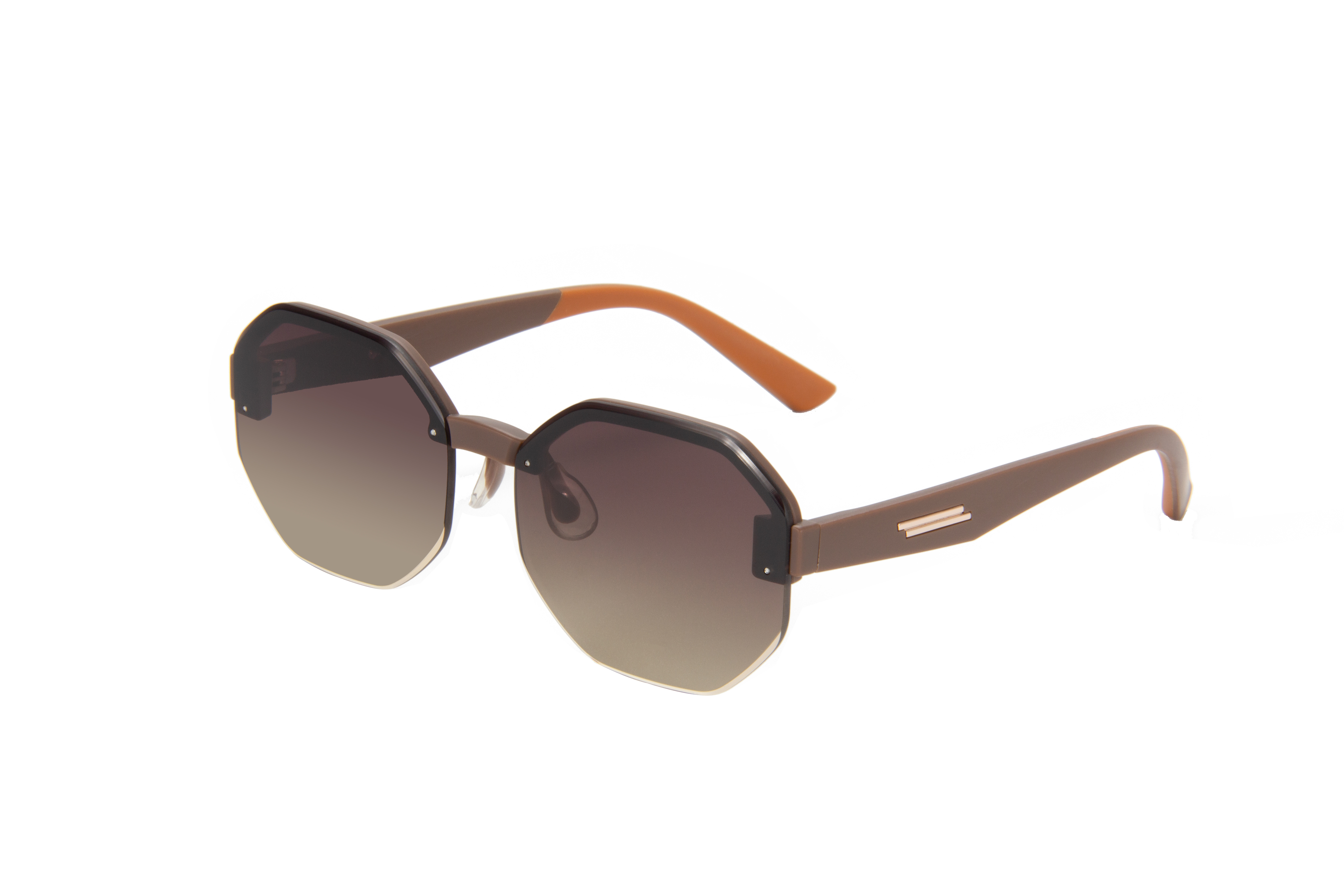 RIANOVA Borderless sunglasses nylon polarized Borderless sunglasses Fashion Accessories 6055