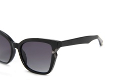RIANOVA cat eye polarized sunglasses Diamond inlay Women's glasses Leg Pins 7014
