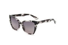 RIANOVA cat eye polarized sunglasses Diamond inlay Women's glasses Leg Pins 7014