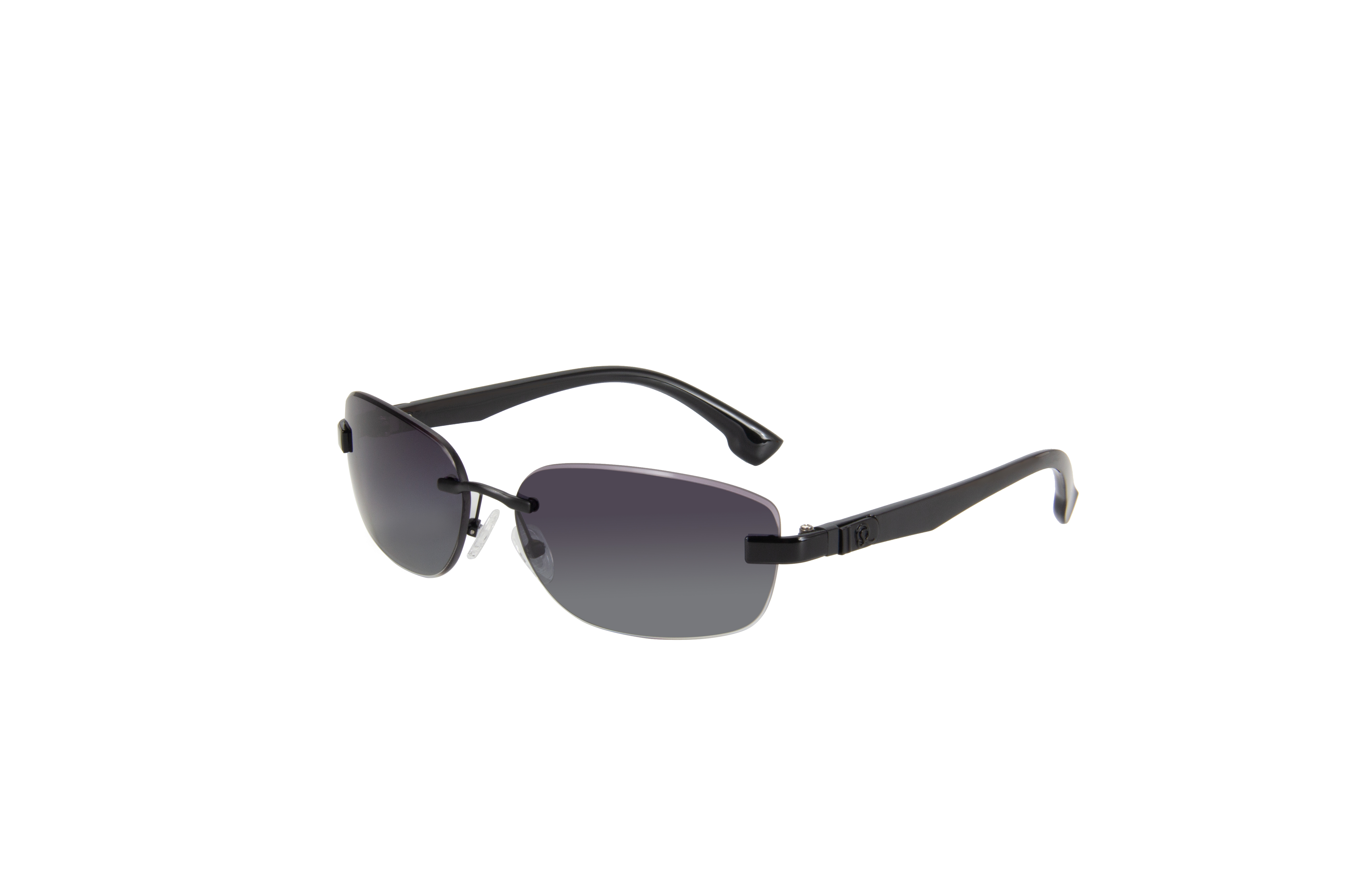 RIANOVA Curved lenses nylon polarized Borderless sunglasses Fashion Accessories  6049