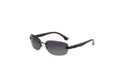 RIANOVA Curved lenses nylon polarized Borderless sunglasses Fashion Accessories  6049