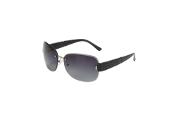 RIANOVA Curved lenses polarized sunglasses Borderless sunglasses 6048