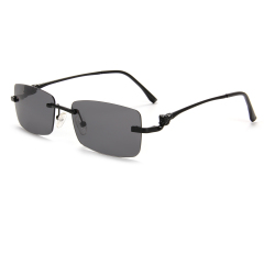 ROMONIS UV Protective Borderless fashionable sunglasses with nylon polarized lenses man women 0681