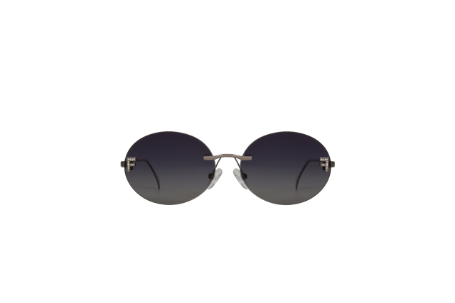 RIANOVA Lens beveled edges nylon polarized Borderless sunglasses Color changing lenses Fashion Accessories 6063