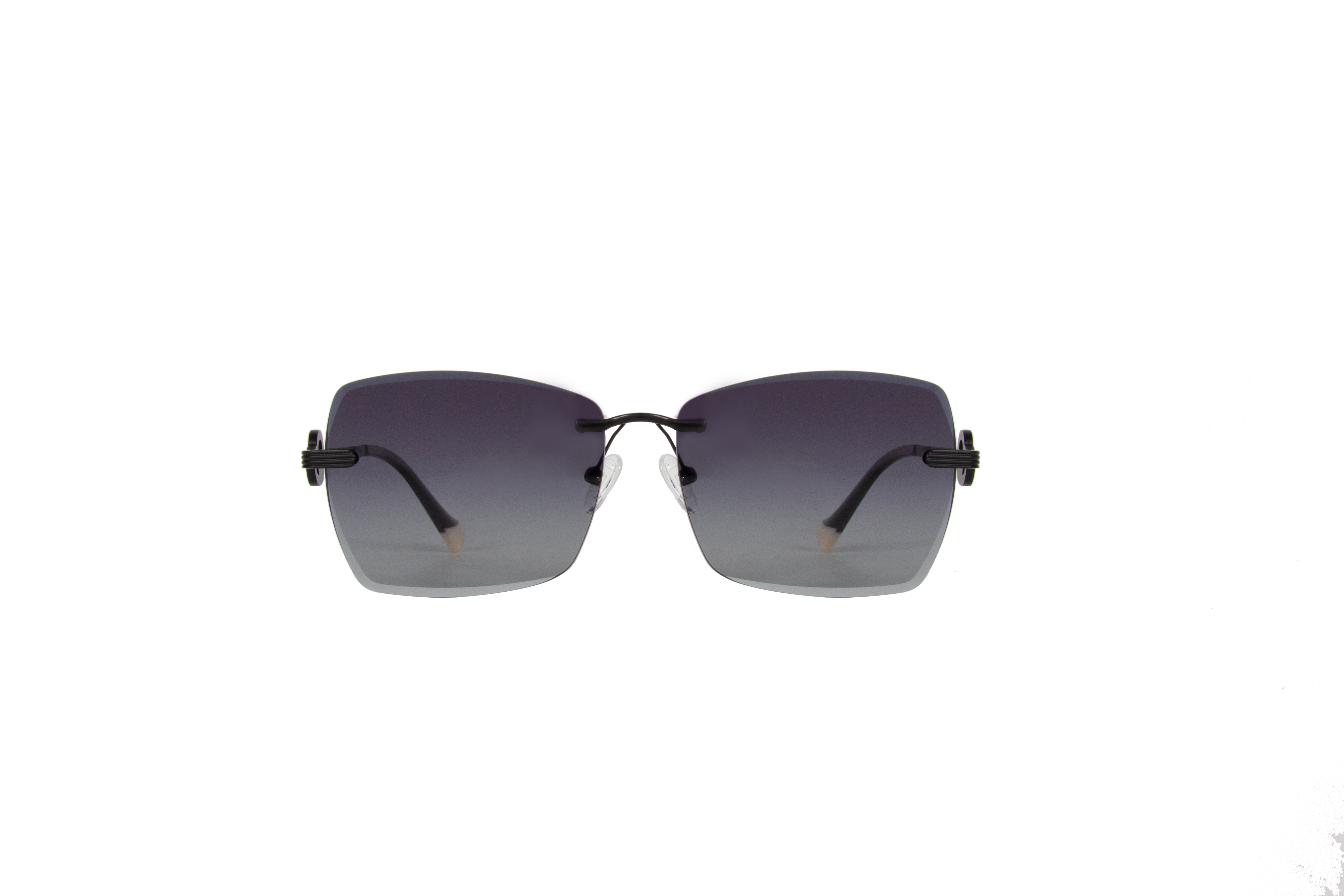 RIANOVA Lens beveled edgesnylon polarized Borderless sunglasses Fashion Accessories 6061