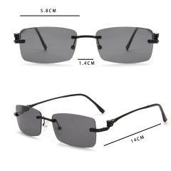 ROMONIS UV Protective Borderless fashionable sunglasses with nylon polarized lenses man women 0681