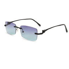 ROMONIS UV Protective Borderless fashionable sunglasses with nylon polarized lenses man women 0681