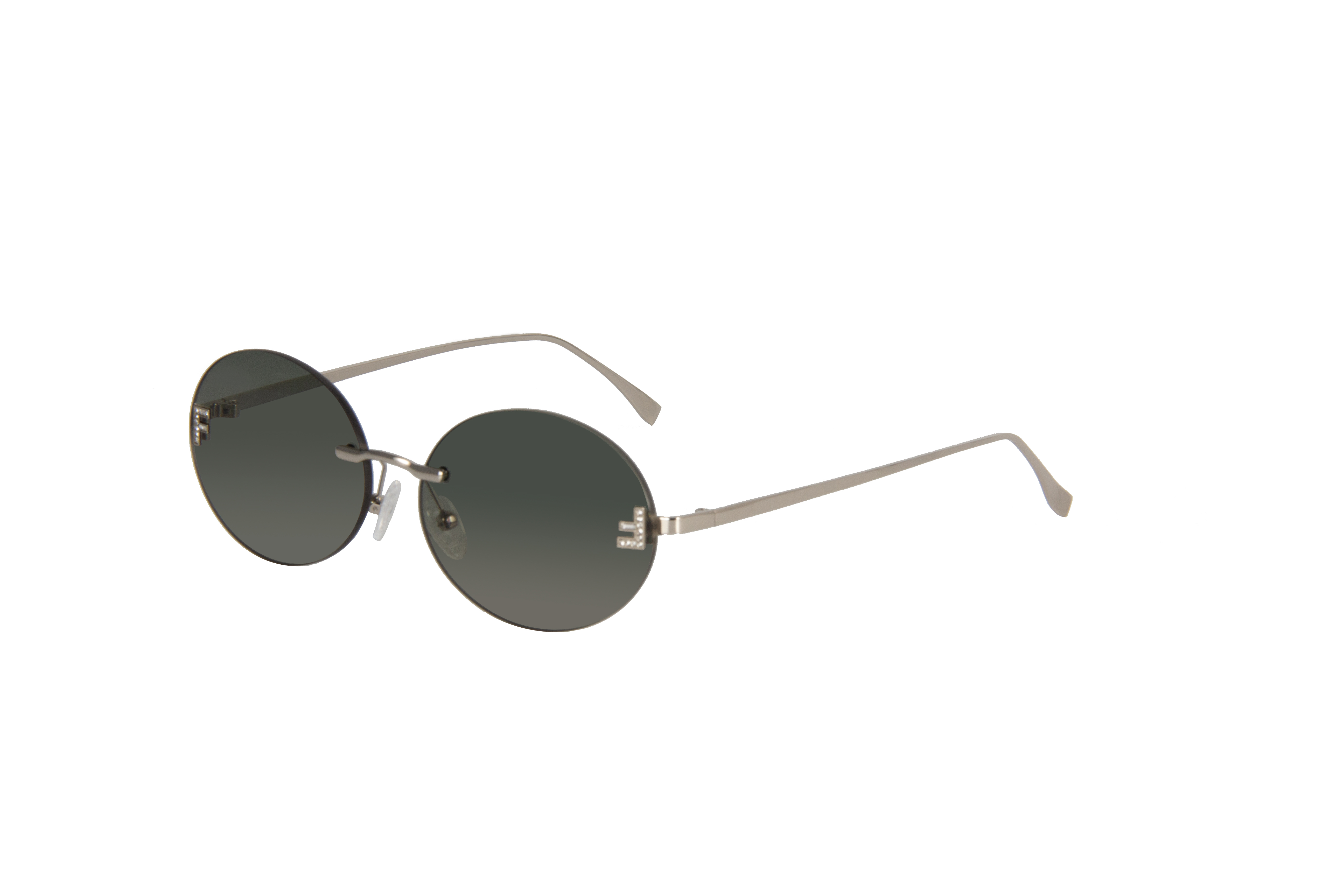 RIANOVA Lens beveled edges nylon polarized Borderless sunglasses Color changing lenses Fashion Accessories 6063