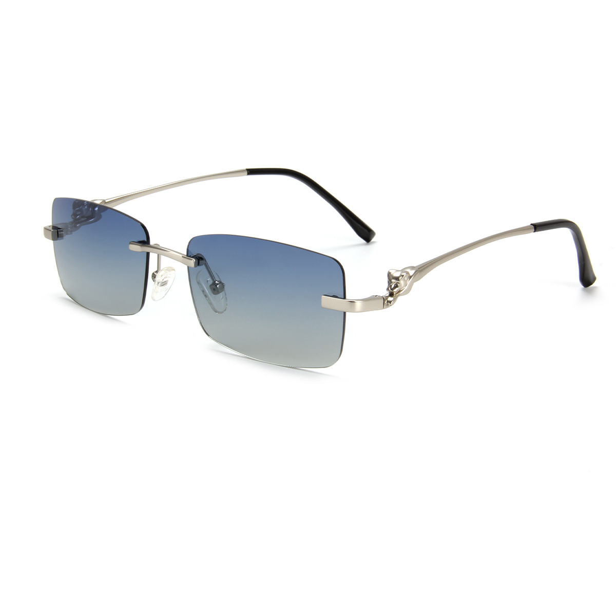 ROMONIS UV Protective Borderless fashionable sunglasses with nylon polarized lenses man women 0681