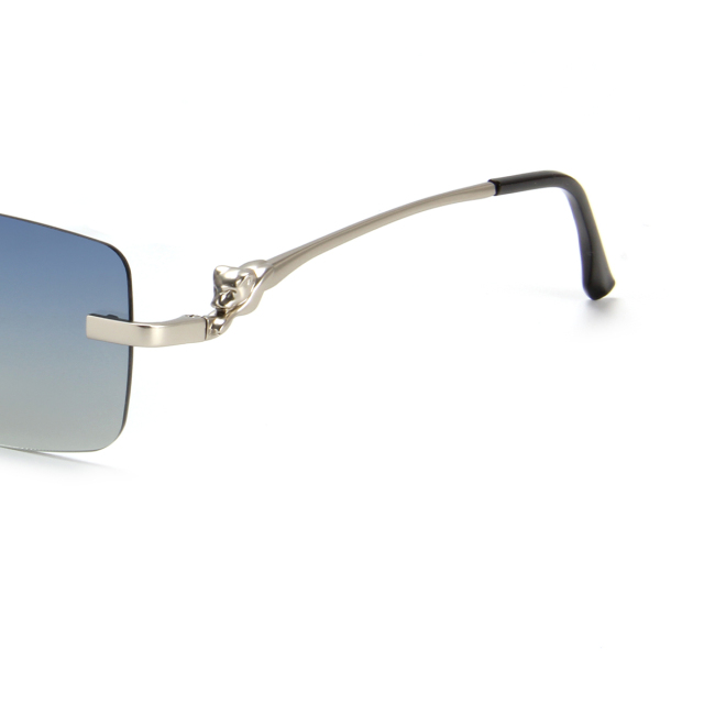ROMONIS UV Protective Borderless fashionable sunglasses with nylon polarized lenses man women 0681