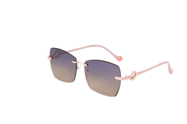RIANOVA Lens beveled edgesnylon polarized Borderless sunglasses Fashion Accessories 6061
