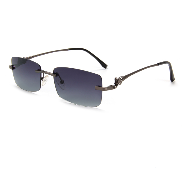 ROMONIS UV Protective Borderless fashionable sunglasses with nylon polarized lenses man women 0681