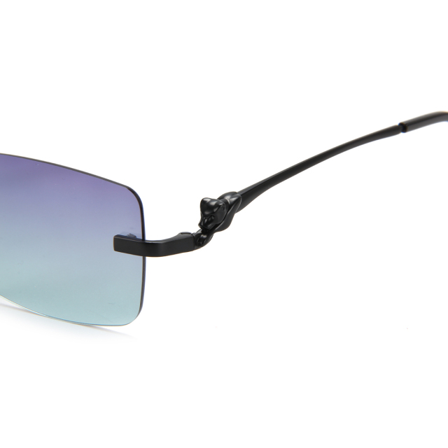 ROMONIS UV Protective Borderless fashionable sunglasses with nylon polarized lenses man women 0681