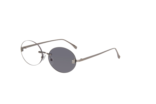 RIANOVA Lens beveled edges nylon polarized Borderless sunglasses Color changing lenses Fashion Accessories 6063