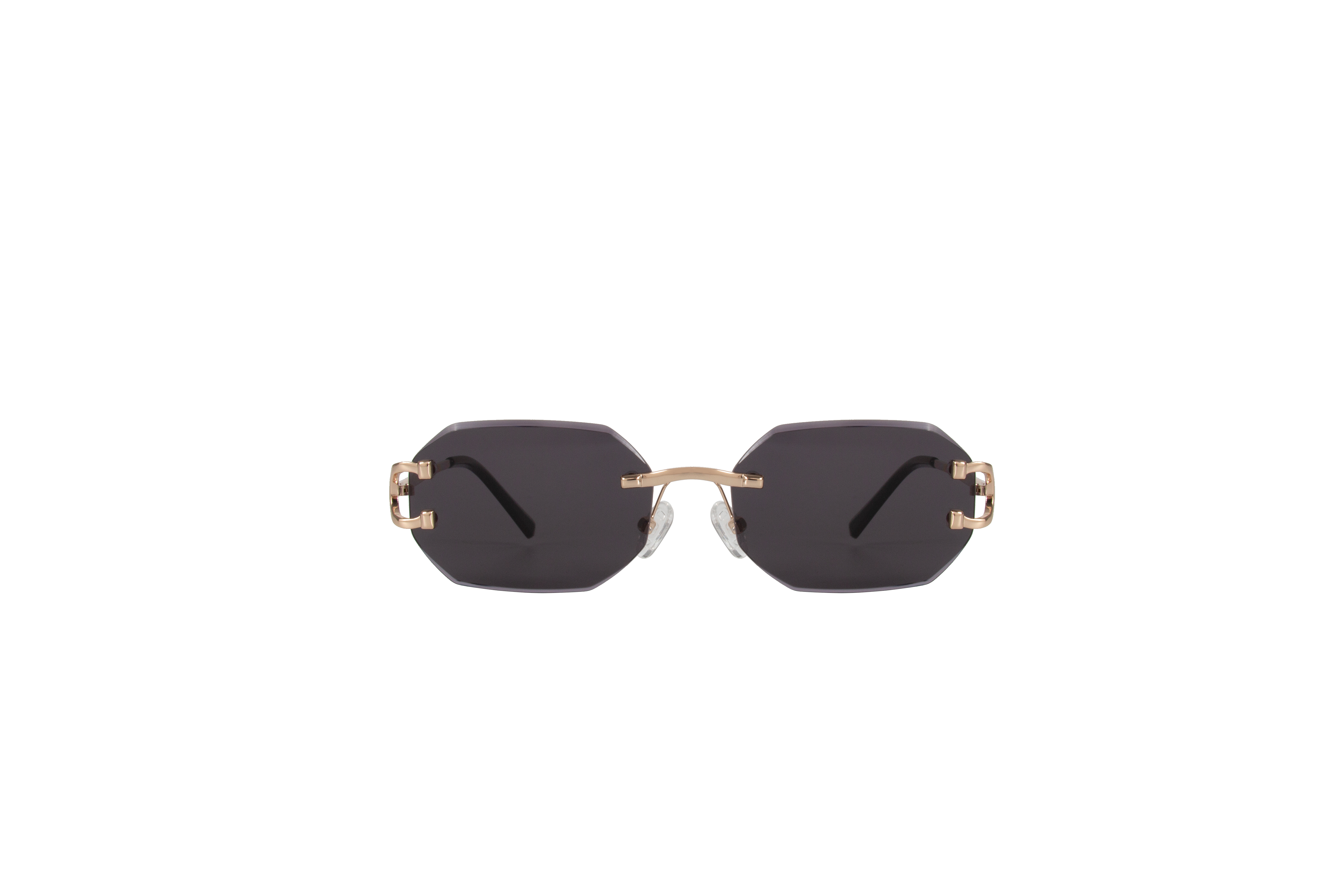 RIANOVA Lens beveled edgesnylon polarized Borderless sunglasses Fashion Accessories 6062