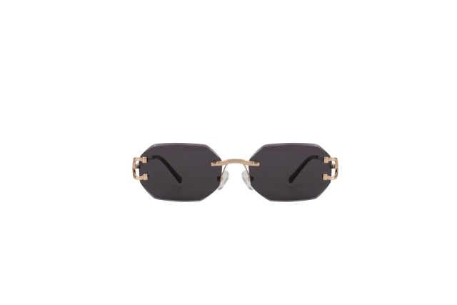 RIANOVA Lens beveled edgesnylon polarized Borderless sunglasses Fashion Accessories 6062