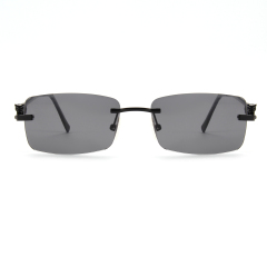 ROMONIS UV Protective Borderless fashionable sunglasses with nylon polarized lenses man women 0681