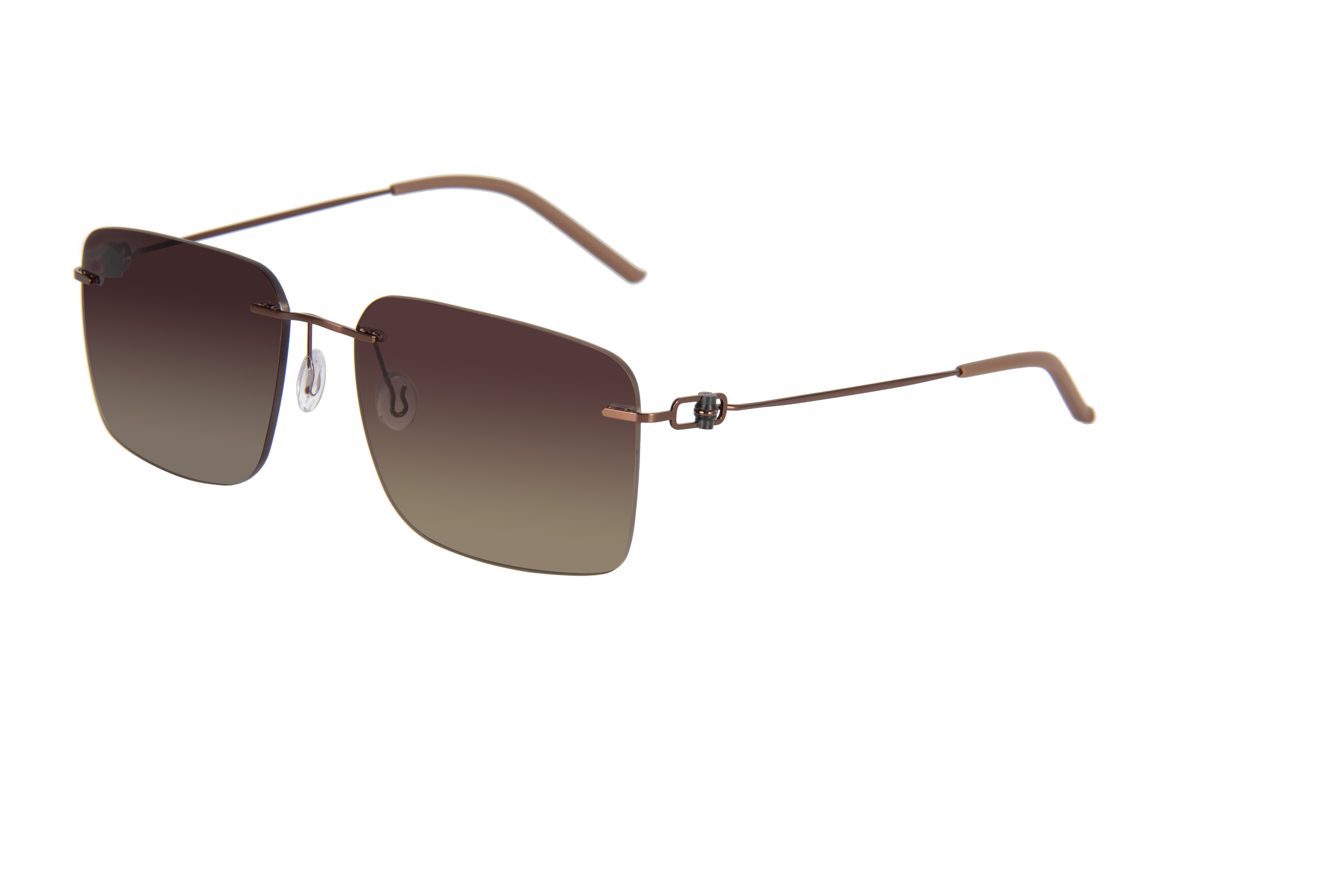 ROMONIS Borderless Sunglasses UV Protection Fashion Sunglasses Nylon Polarized Sports Men and Women 66001