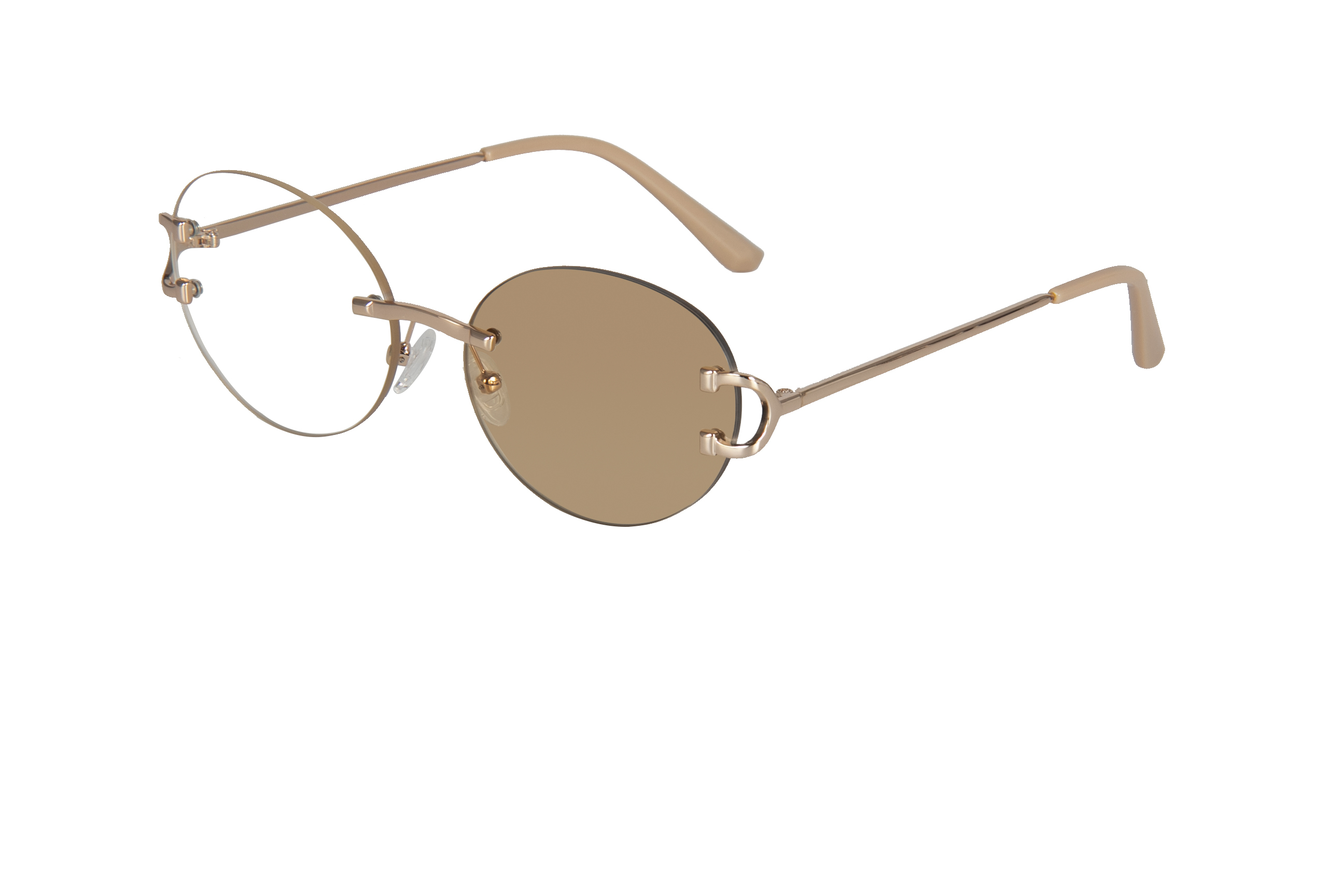 RIANOVA Photochromism nylon polarized Borderless sunglasses Fashion Accessories 6064