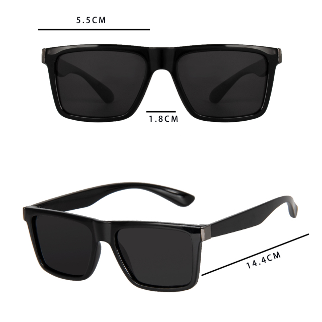 Enrique Cavaldi Polarized Sunglasses Square Outdoor Driving Men's Sunglasses 68050