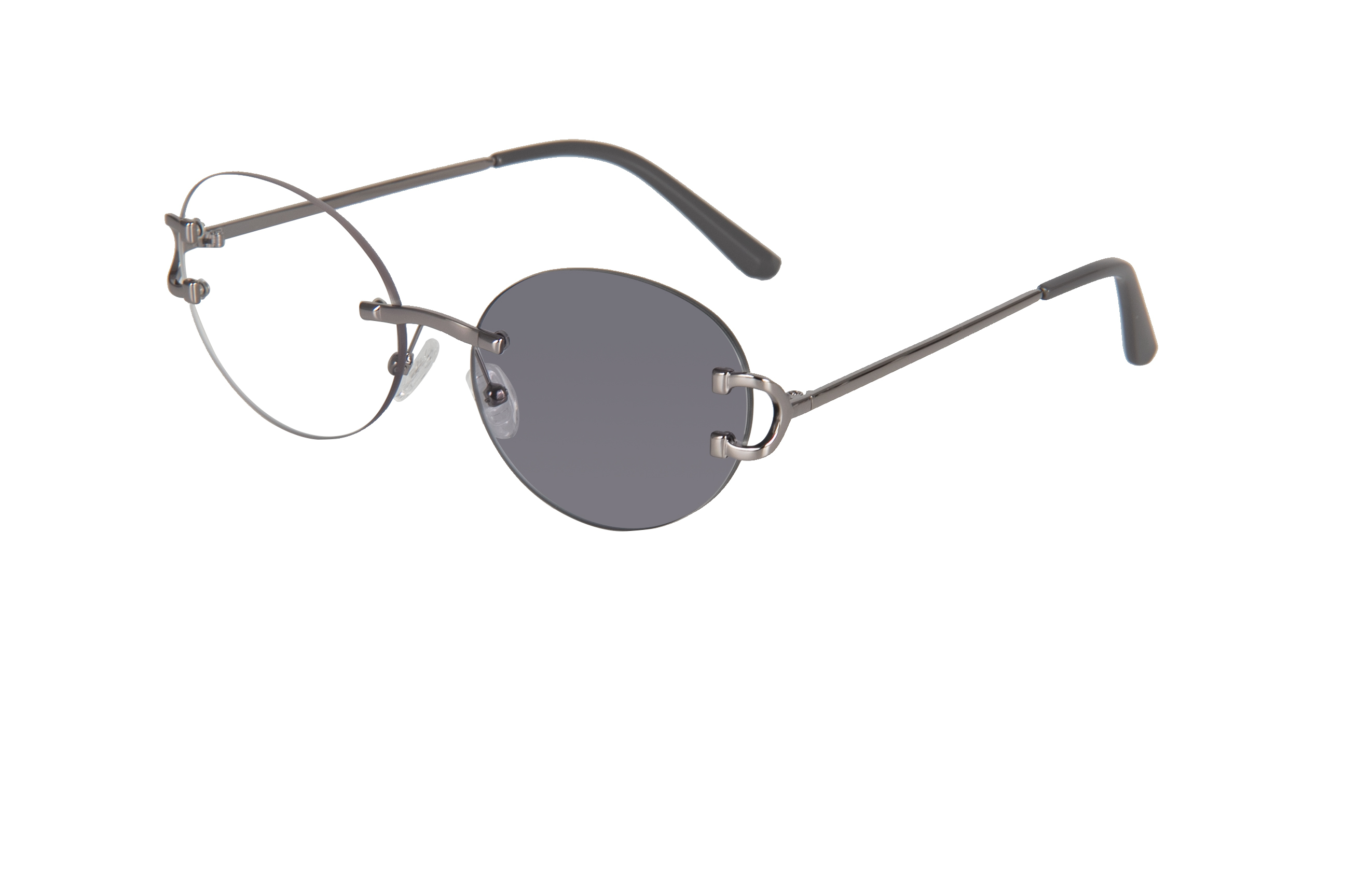 RIANOVA Photochromism nylon polarized Borderless sunglasses Fashion Accessories 6064