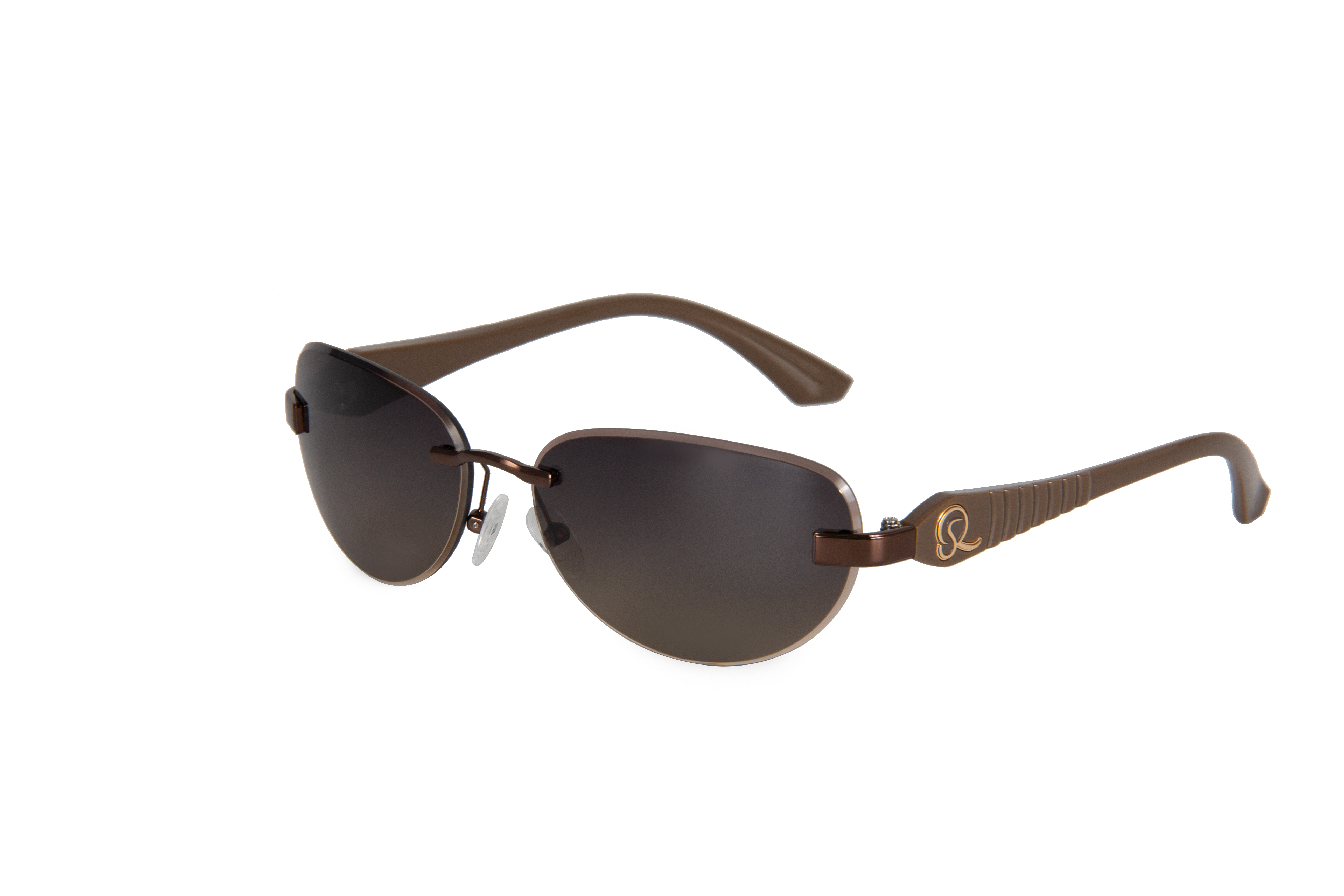 RIANOVA nylon polarized Borderless sunglasses Fashion Accessories 6050