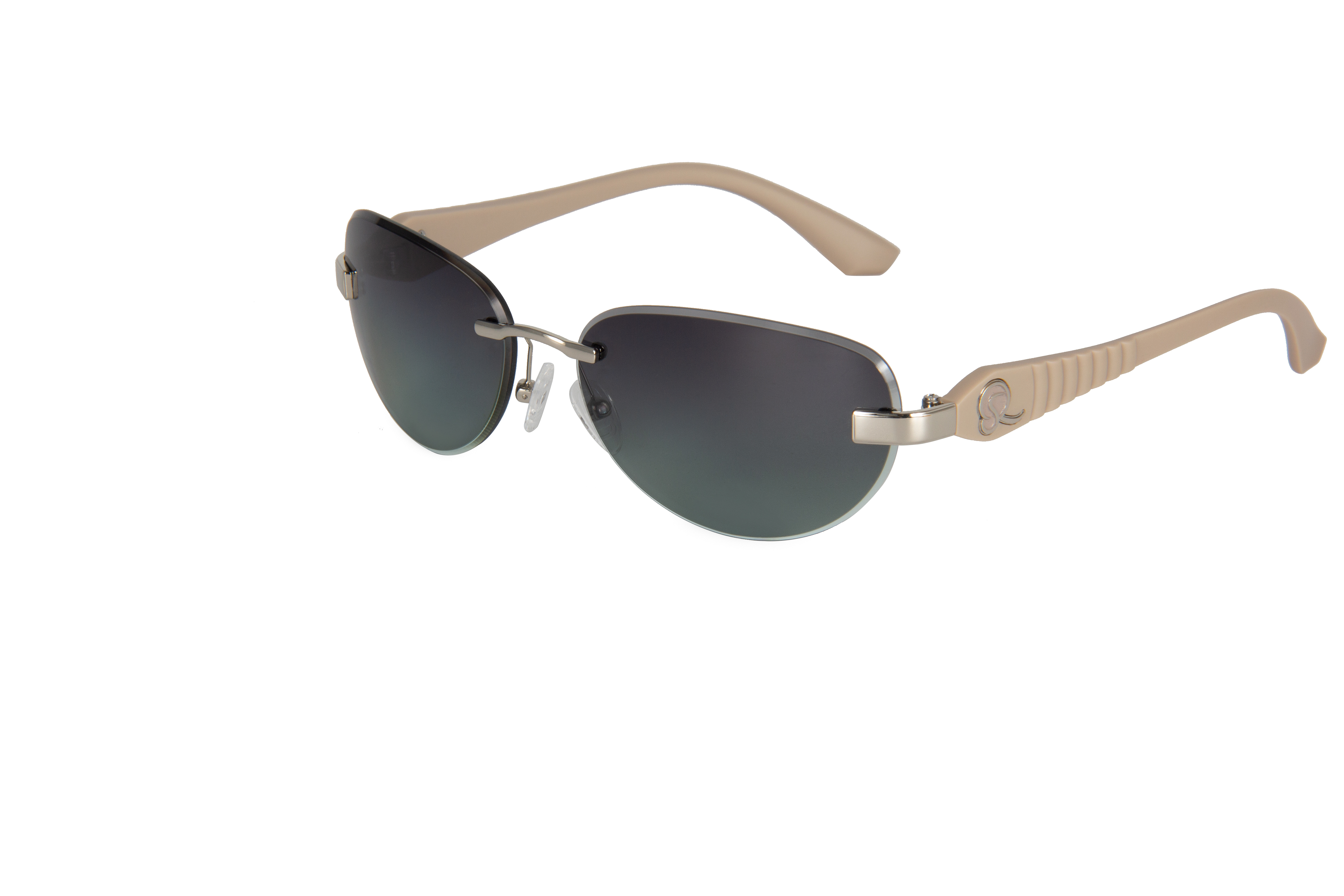 RIANOVA nylon polarized Borderless sunglasses Fashion Accessories 6050