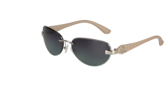 RIANOVA nylon polarized Borderless sunglasses Fashion Accessories 6050