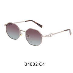 Metal polarized sunglasses
