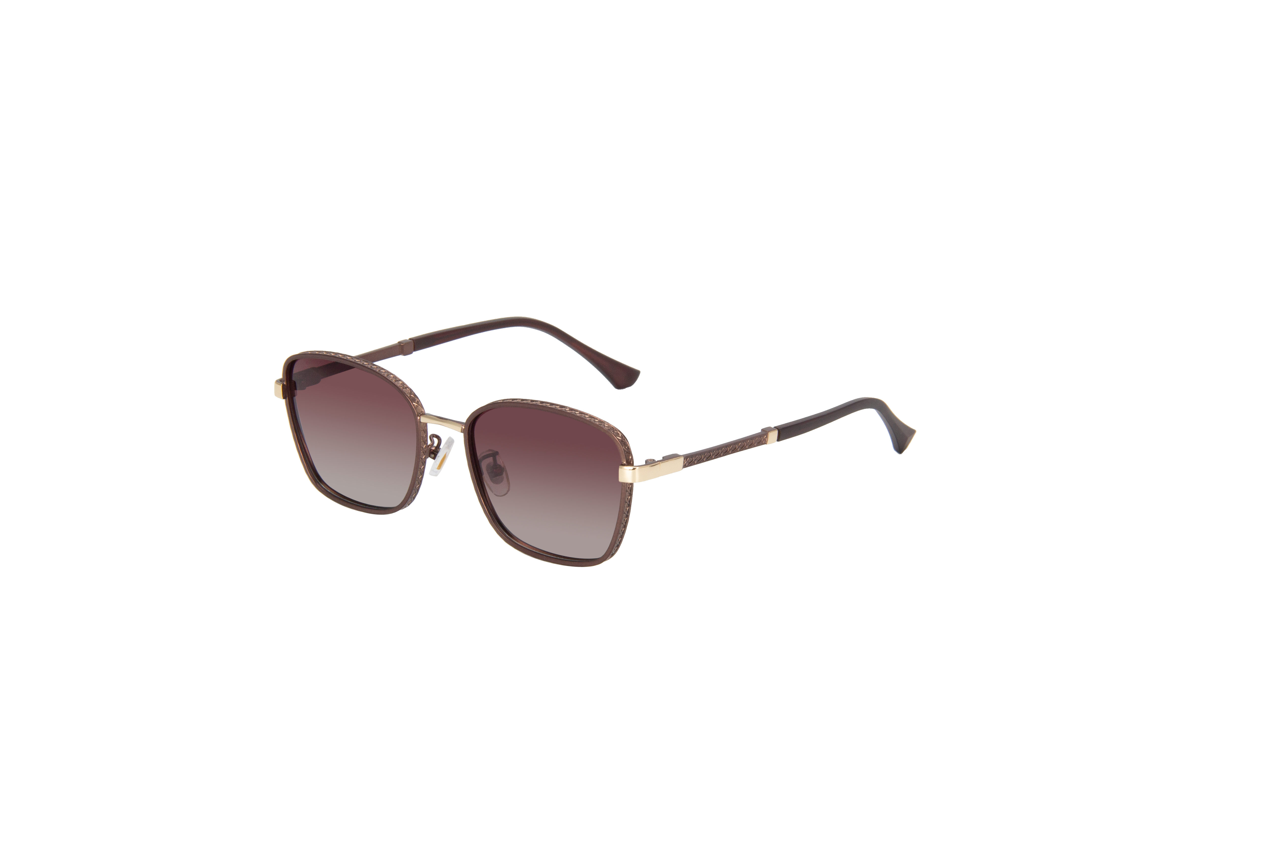 Metal polarized sunglasses