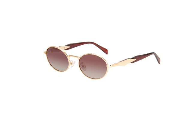 Metal polarized sunglasses