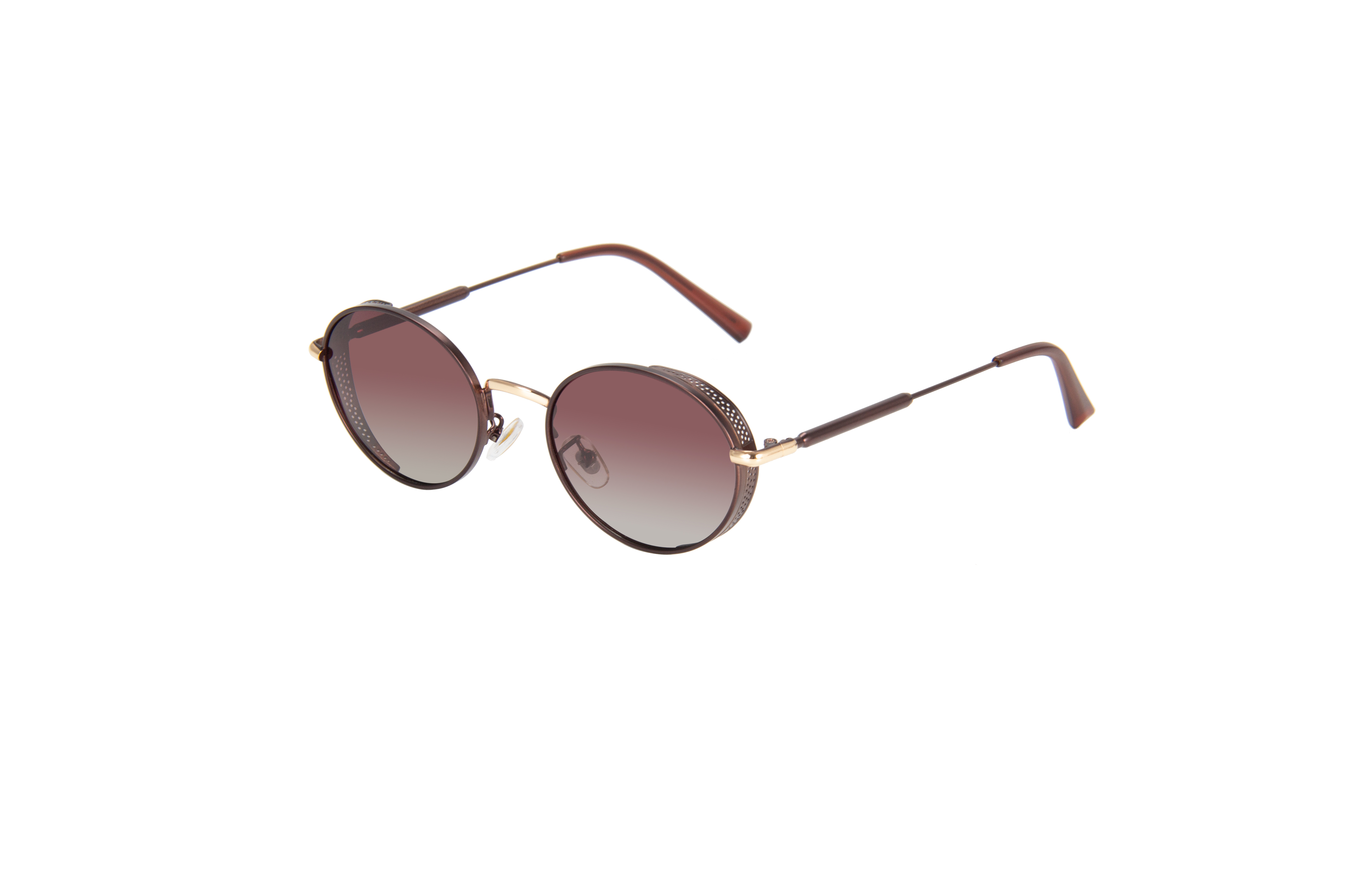 Metal polarized sunglasses