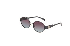 Metal polarized sunglasses