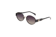 Metal polarized sunglasses