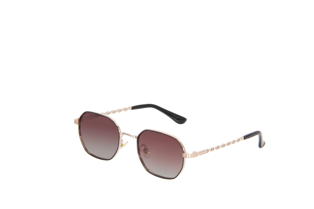 Metal polarized sunglasses
