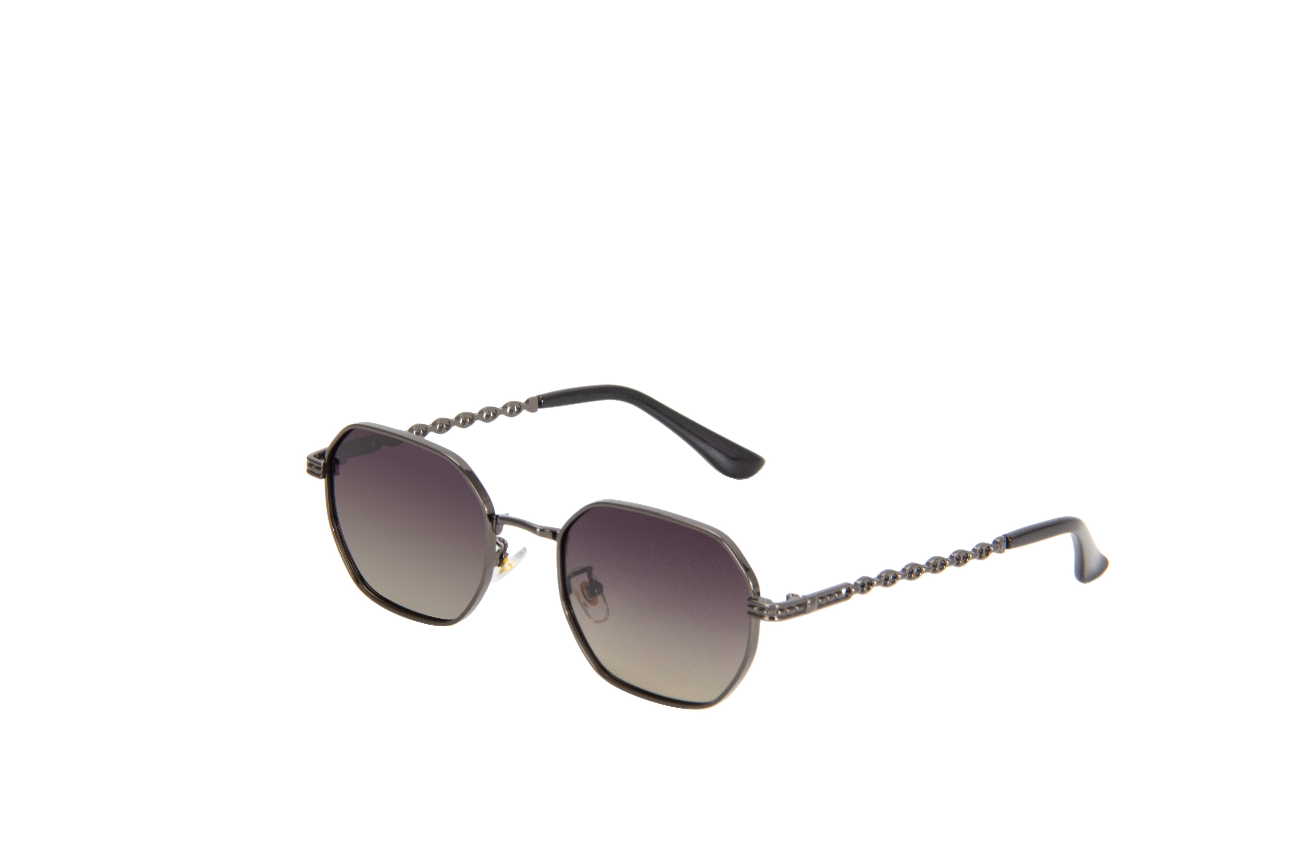 Metal polarized sunglasses
